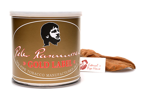 Peter Rasmussen Gold Label Pipe tobacco 50g Tin Peter Rasmussen Gold Label Pipe tobacco 50g Tin